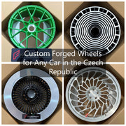Custom Forged Wheels for Any Car in Czech Republic | Zakázková kovaná kola pro jakékoli auto v České republice