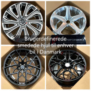 Brugerdefinerede smedede hjul til enhver bil i Danmark | Custom Forged Wheels for Any Car in Denmark
