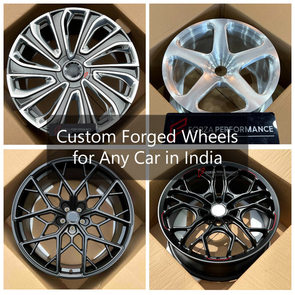 भारत में किसी भी कार के लिए कस्टम जाली पहियों | Custom Forged Wheels for Any Car in India