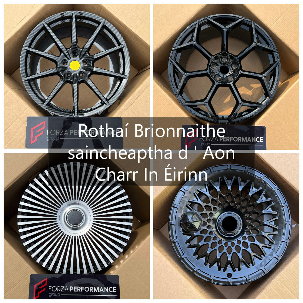 Rothaí Brionnaithe saincheaptha d ' Aon Charr In Éirinn | Custom Forged Wheels for Any Car in Ireland