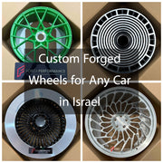 Custom Forged Wheels for Any Car in Israel