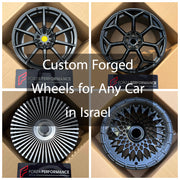 Custom Forged Wheels for Any Car in Israel