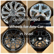 Custom Forged Wheels for Any Car in Israel