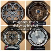 Custom Forged Wheels for Any Car in Kosovo | Prilagođeni kovani diskovi za bilo koji automobil na Kosovu