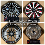 Custom Forged Wheels for Any Car in Kosovo | Prilagođeni kovani diskovi za bilo koji automobil na Kosovu
