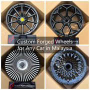Roda Ditempa Kustom untuk Sebarang Jenis Kereta di Malaysia | Custom Forged Wheels for Any Car in Malaysia