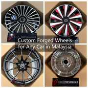 Roda Ditempa Kustom untuk Sebarang Jenis Kereta di Malaysia | Custom Forged Wheels for Any Car in Malaysia