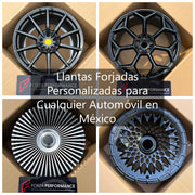 Llantas Forjadas Personalizadas para Cualquier Automóvil en México | Custom Forged Wheels for Any Car in Mexico