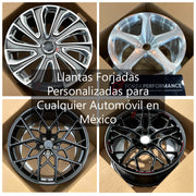 Llantas Forjadas Personalizadas para Cualquier Automóvil en México | Custom Forged Wheels for Any Car in Mexico