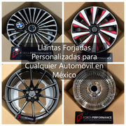 Llantas Forjadas Personalizadas para Cualquier Automóvil en México | Custom Forged Wheels for Any Car in Mexico