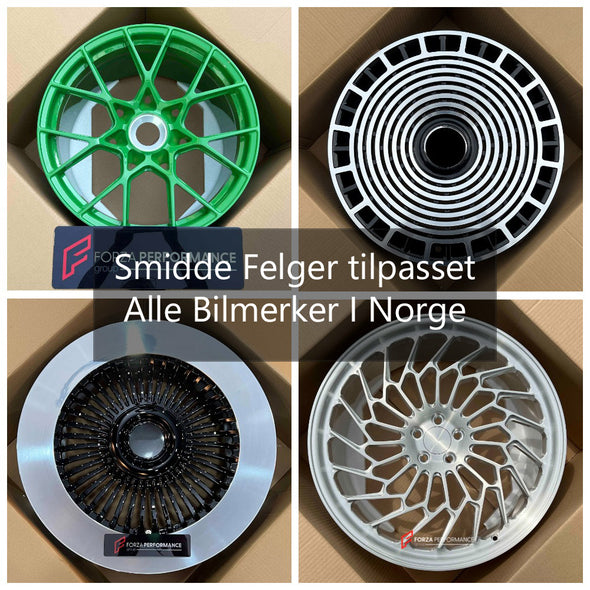 Smidde Felger tilpasset Alle Bilmerker I Norge | Custom Forged Wheels for Any Car in Norway