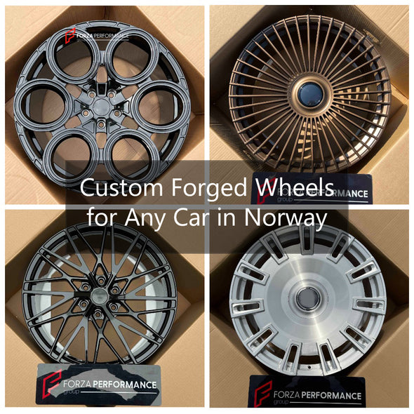 Smidde Felger tilpasset Alle Bilmerker I Norge | Custom Forged Wheels for Any Car in Norway