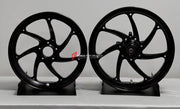 We manufacture premium quality forged motorcycle wheels rims for APRILIA SRMAX 125 300 250 HPE in any design, size, color.

Wheel sizes (motorcycle spec):

Front: 3.0 x 15

Rear: 4.0 x 14

Weight:

Front: 3.3 kg (7.27 lbs)

Rear: 2.7 kg (5.95 lbs)


Finishing: Satin Black

Forza Performance Group engineers and manufactures each forged motorcycle wheel individually per order. This ensures precise fitment, uncompromised strength, and unique styling. Whether for racing, touring, or daily use — our wheels are b