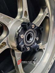 We manufacture premium quality forged motorcycle wheels rims for HONDA CBR1000RRR in any design, size, color.

Wheel sizes (motorcycle spec):

Front: 3.5 x 17

Rear: 6 x 17

Weight:

Front: 3.5 kg (7.72 lbs)

Rear: 4.5 kg (9.92 lbs)


Finishing: Gloss Bronze

Forza Performance Group engineers and manufactures each forged motorcycle wheel individually per order. This ensures precise fitment, uncompromised strength, and unique styling. Whether for racing, touring, or daily use — our wheels are built for both 