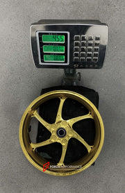 We manufacture premium quality forged motorcycle wheels rims for HONDA CBR1000RRR in any design, size, color.

Wheel sizes (motorcycle spec):

Front: 3.5 x 17

Rear: 6 x 17

Weight:

Front: 3.55 kg (7.83 lbs)

Rear: 4.55 kg (10.03 lbs)

Finishing: Satin Gold

Forza Performance Group engineers and manufactures each forged motorcycle wheel individually per order. This ensures precise fitment, uncompromised strength, and unique styling. Whether for racing, touring, or daily use — our wheels are built for both 