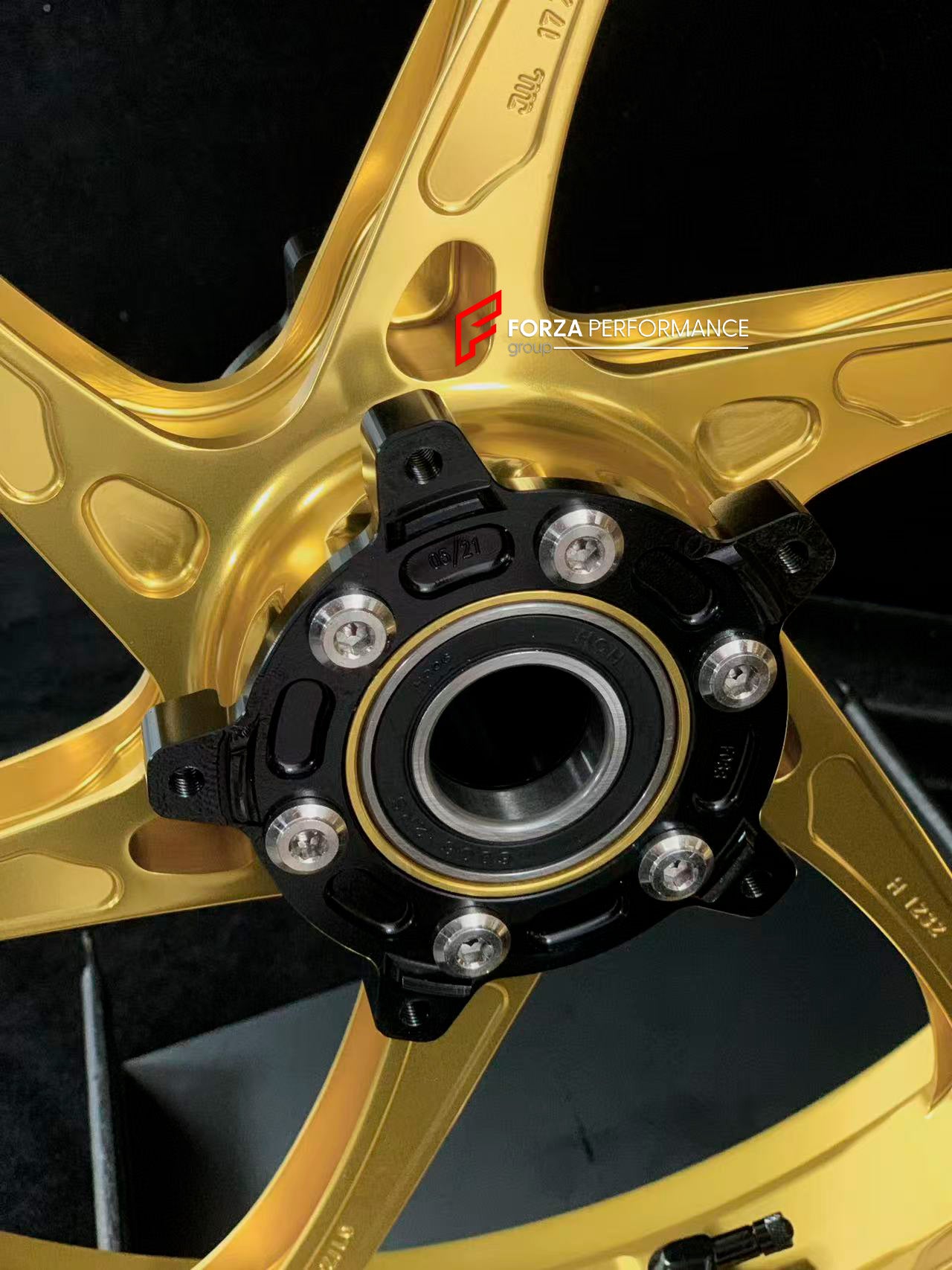 We manufacture premium quality forged motorcycle wheels rims for HONDA CBR1000RRR in any design, size, color.

Wheel sizes (motorcycle spec):

Front: 3.5 x 17

Rear: 6 x 17

Weight:

Front: 3.55 kg (7.83 lbs)

Rear: 4.55 kg (10.03 lbs)

Finishing: Satin Gold

Forza Performance Group engineers and manufactures each forged motorcycle wheel individually per order. This ensures precise fitment, uncompromised strength, and unique styling. Whether for racing, touring, or daily use — our wheels are built for both 