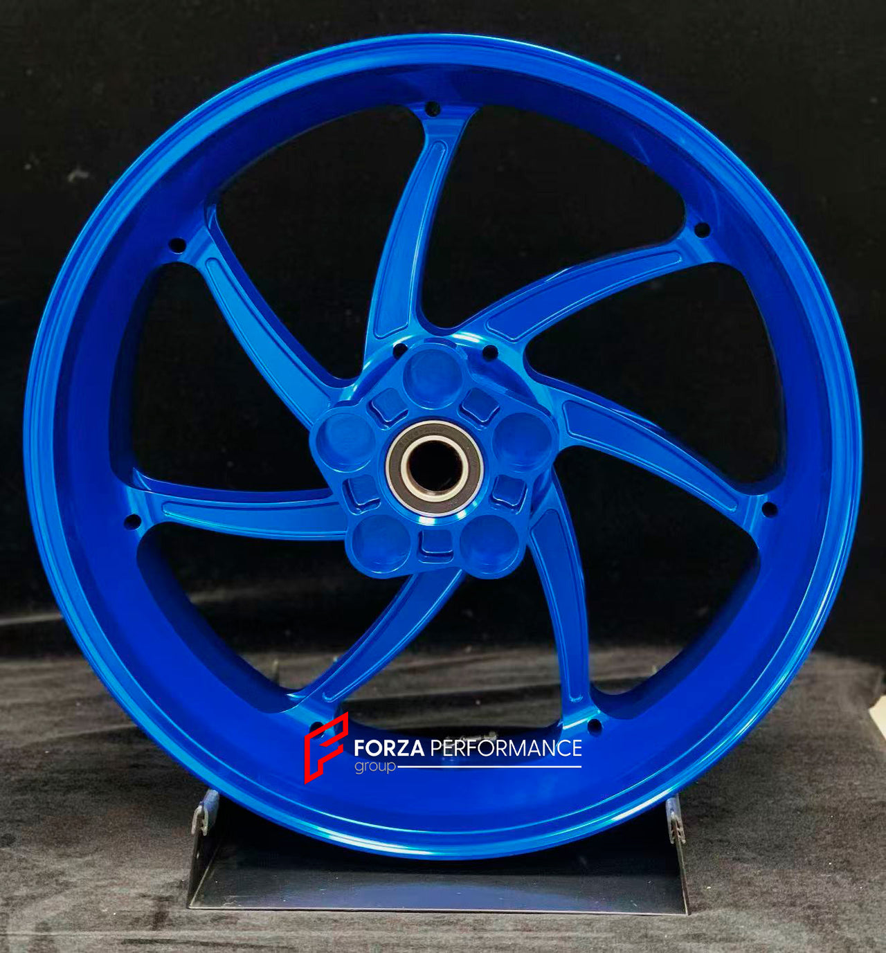 We manufacture premium quality forged motorcycle wheels rims for HONDA CBR1000RRR in any design, size, color.

Wheel sizes (motorcycle spec):

Front: 3.5 x 17

Rear: 6 x 17

Weight:

Front: 3.9 kg (8.6 lbs)

Rear: 4.65 kg (10.25 lbs)

Finishing: Gloss Blue

Forza Performance Group engineers and manufactures each forged motorcycle wheel individually per order. This ensures precise fitment, uncompromised strength, and unique styling. Whether for racing, touring, or daily use — our wheels are built for both pe