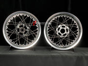 We manufacture premium quality forged motorcycle wheels rims for BMW R 1250 RT in any design, size, color.

Wheel sizes (motorcycle spec):

Front: 3.5 x 17

Rear: 5.5 x 17

Weight:

Front: 5.2 kg (11.46 lbs)

Rear: 4.9 kg (10.80 lbs)


Finishing: Polished

Forza Performance Group engineers and manufactures each forged motorcycle wheel individually per order. This ensures precise fitment, uncompromised strength, and unique styling. Whether for racing, touring, or daily use — our wheels are built for both per