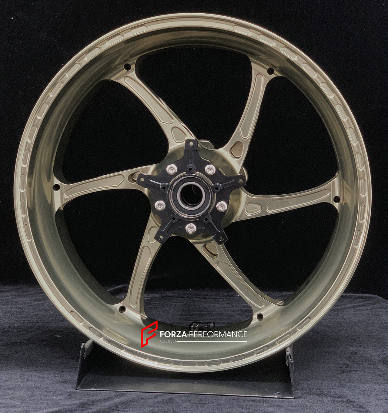 We manufacture premium quality forged motorcycle wheels rims for S1000RR M1000RR in any design, size, color.

Wheel sizes (motorcycle spec):

Front: 3.5 x 17

Rear: 6 x 17

Weight:

Front: 3.25 kg (7.16 lbs)

Rear: 4.4 kg (9.7 lbs)


Finishing: Satin Bronze

Forza Performance Group engineers and manufactures each forged motorcycle wheel individually per order. This ensures precise fitment, uncompromised strength, and unique styling. Whether for racing, touring, or daily use — our wheels are built for both p