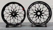 We manufacture premium quality forged motorcycle wheels rims for DUCATI PANIGALE V4 V4S V4R V4 SP2 in any design, size, color.

Wheel sizes (motorcycle spec):

Front: 3.5 x 17

Rear: 6 x 17

Weight:

Front: 4.25 kg (9.37 lbs)

Rear: 4.95 kg (10.91 lbs)

Finishing: Brushed Black

Forza Performance Group engineers and manufactures each forged motorcycle wheel individually per order. This ensures precise fitment, uncompromised strength, and unique styling. Whether for racing, touring, or daily use — our wheels