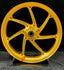 We manufacture premium quality forged motorcycle wheels rims for DUCATI HYPERMOTARD 698 MONO 950 950 RVE 950 SP in any design, size, color.

Wheel sizes (motorcycle spec):

Front: 3.5 x 17

Rear: 5.5 x 17

Weight:

Front: 3.8 kg (6.61 lbs)

Rear: 4.15 kg (8.82 lbs)


Finishing: Satin Gold

Forza Performance Group engineers and manufactures each forged motorcycle wheel individually per order. This ensures precise fitment, uncompromised strength, and unique styling. Whether for racing, touring, or daily use 