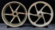 We manufacture premium quality forged motorcycle wheels rims for DUCATI MULTISTRADA V4 V4S V4RS V4 RALLY V4 PIKES PEAK in any design, size, color.

Wheel sizes (motorcycle spec):

Front: 3.0 x 19

Rear: 4.5 x 17

Weight:

Front: 3.6 kg (7.94 lbs)

Rear: 3.4 kg (7.5 lbs)


Finishing: Satin Gold

Forza Performance Group engineers and manufactures each forged motorcycle wheel individually per order. This ensures precise fitment, uncompromised strength, and unique styling. Whether for racing, touring, or daily 