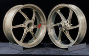 We manufacture premium quality forged motorcycle wheels rims for DUCATI MULTISTRADA V4 V4S V4RS V4 RALLY V4 PIKES PEAK in any design, size, color.

Wheel sizes (motorcycle spec):

Front: 3.0 x 19

Rear: 4.5 x 17

Weight:

Front: 3.6 kg (7.94 lbs)

Rear: 3.4 kg (7.5 lbs)


Finishing: Satin Gold

Forza Performance Group engineers and manufactures each forged motorcycle wheel individually per order. This ensures precise fitment, uncompromised strength, and unique styling. Whether for racing, touring, or daily 