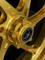 We manufacture premium quality forged motorcycle wheels rims for DUCATI PANIGALE V4 V4S V4R V4 SP2 in any design, size, color.

Wheel sizes (motorcycle spec):

Front: 3.5 x 17

Rear: 6 x 17

Weight:

Front: 3.3 kg (7.27 lbs)

Rear: 3.45 kg (7.6 lbs)


Finishing: Satin Gold

Forza Performance Group engineers and manufactures each forged motorcycle wheel individually per order. This ensures precise fitment, uncompromised strength, and unique styling. Whether for racing, touring, or daily use — our wheels are 
