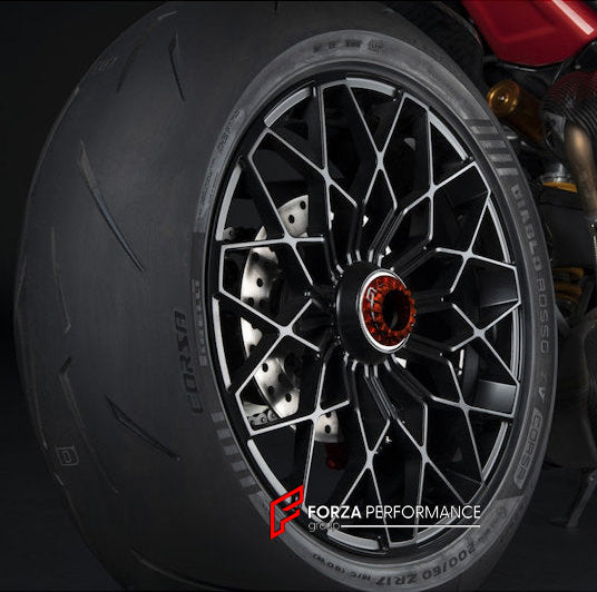 CUSTOM FORGED WHEELS RIMS F30 for DUCATI MULTISTRADA STREETFIGHTER V4RS V4 PIKES PEAK SPECIALE V4R V4S V4SP custom fit Ducati Lamborghini Special Edition Wheel Set
