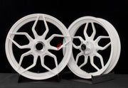 We manufacture premium quality forged motorcycle wheels rims for DUCATI PANIGALE V4 V4S V4R V4 SP2 in any design, size, color.

Wheel sizes (motorcycle spec):

Front: 3.5 x 17

Rear: 6 x 17

Weight:

Front: 4.45 kg (9.81 lbs)

Rear: 4.5 kg (9.92 lbs)


Finishing: Gloss White

Forza Performance Group engineers and manufactures each forged motorcycle wheel individually per order. This ensures precise fitment, uncompromised strength, and unique styling. Whether for racing, touring, or daily use — our wheels ar