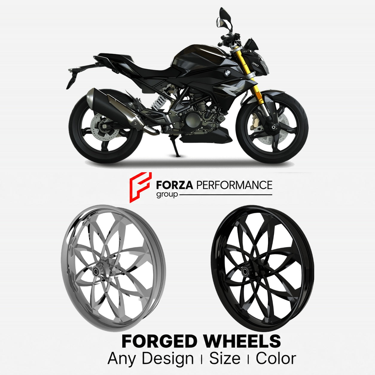 CUSTOM FORGED WHEELS RIMS for BMW G310R G310GS