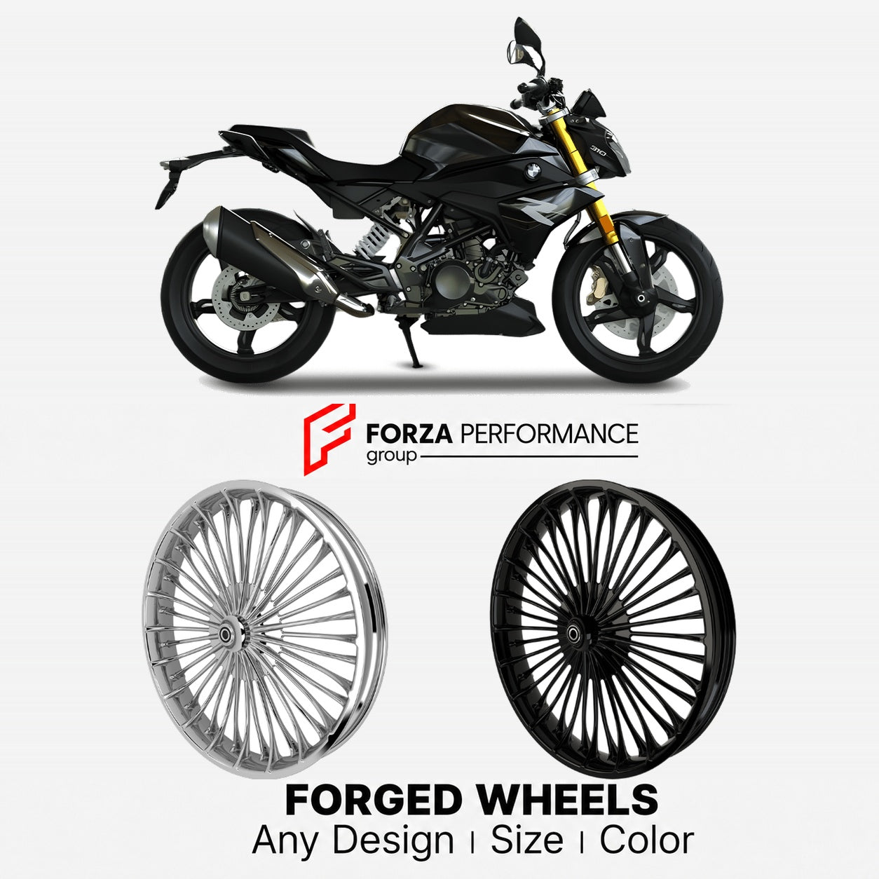 CUSTOM FORGED WHEELS RIMS for BMW G310R G310GS