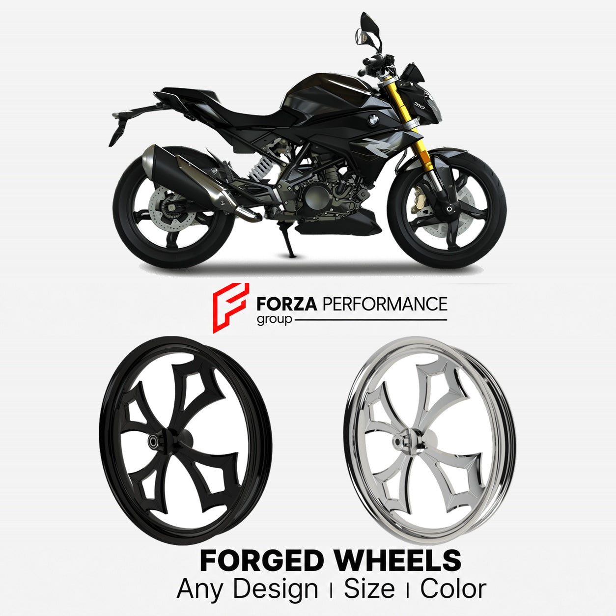 CUSTOM FORGED WHEELS RIMS for BMW G310R G310GS