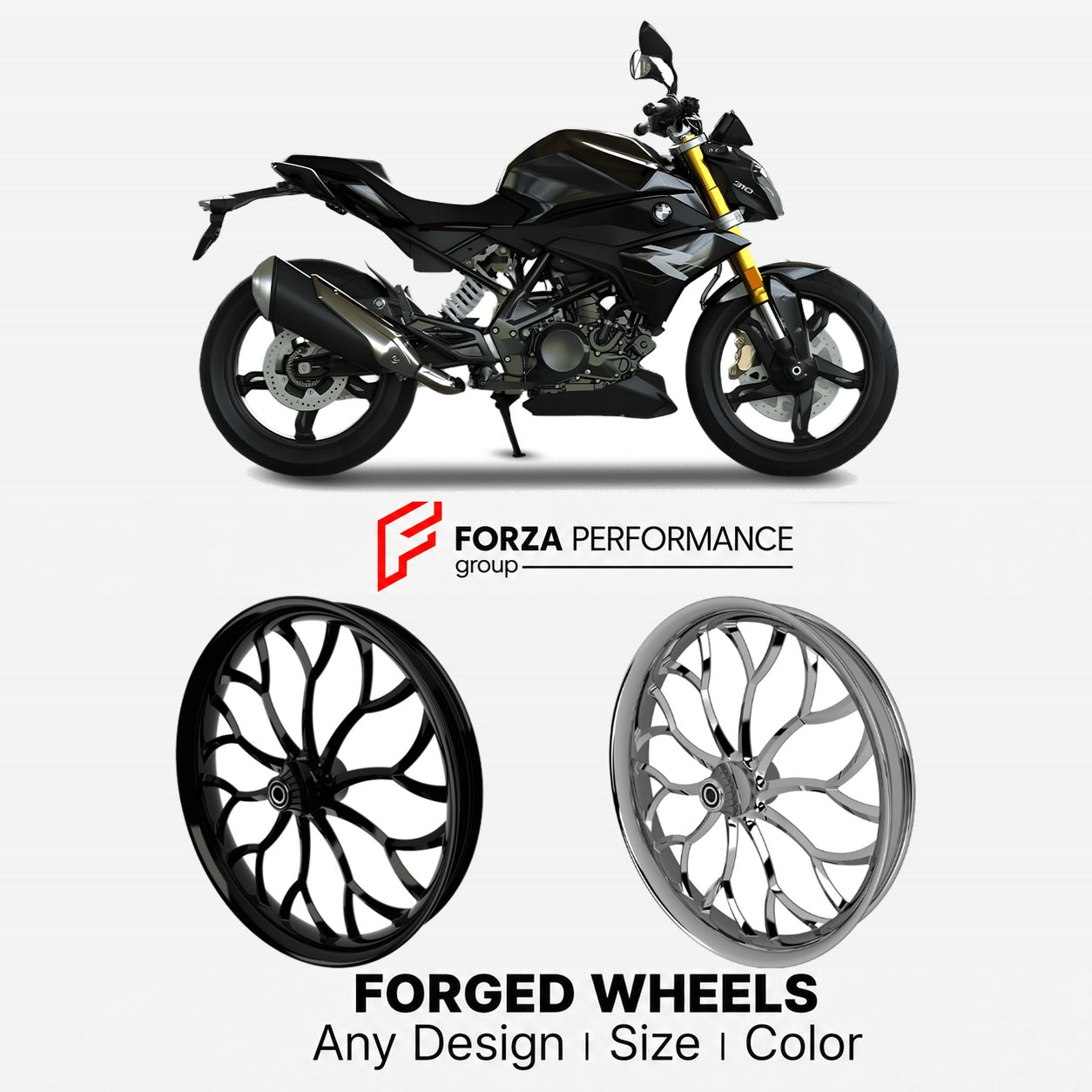 CUSTOM FORGED WHEELS RIMS for BMW G310R G310GS
