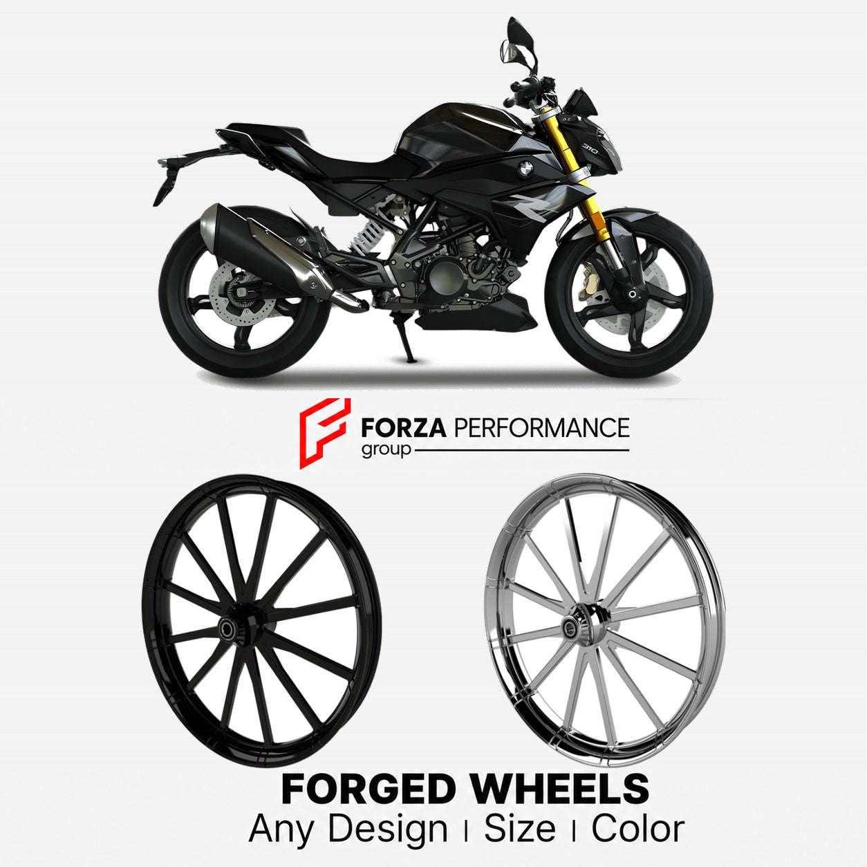 CUSTOM FORGED WHEELS RIMS for BMW G310R G310GS