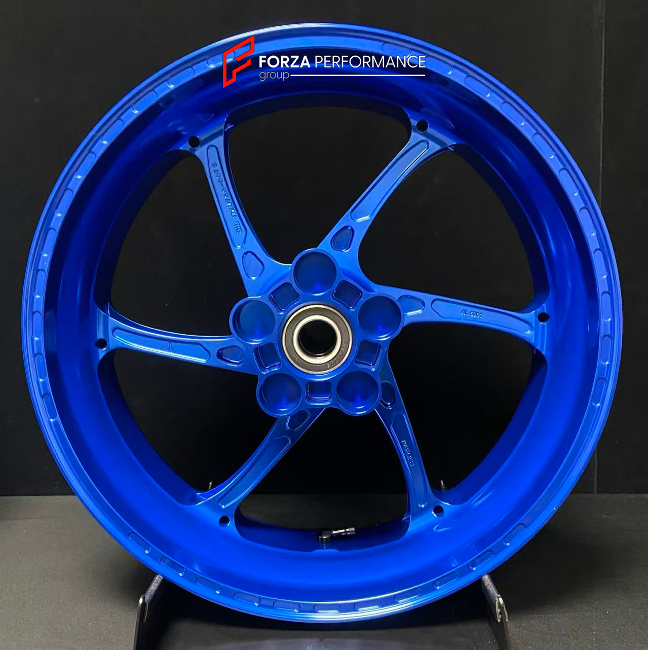 We manufacture premium quality forged motorcycle wheels rims for BMW M1000RR in any design, size, color.

Wheel sizes (motorcycle spec):

Front: 3.5 x 17

Rear: 6 x 17

Weight:

Front: 3.18 kg (7.01 lbs)

Rear: 4.18 kg (9.21 lbs)


Finishing: Gloss Sky Blue + Gloss Blue

Optional for an additional price: Dual-Color, Brushing, Chroming, Polishing, Carbon Barrel.

We offer motorcycle wheels in many sizes: 16, 17, 18, 19, 20, 21, 23, 26, 30, 32, and 34 inches. If you need a different size, please contact 