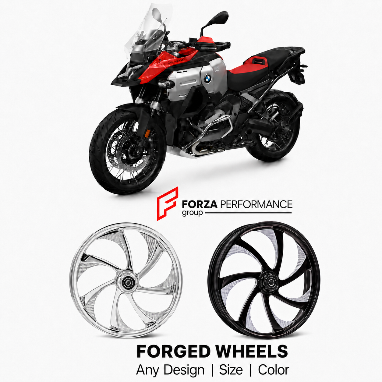 CUSTOM FORGED WHEELS RIMS for BMW R1250GS R1300GS