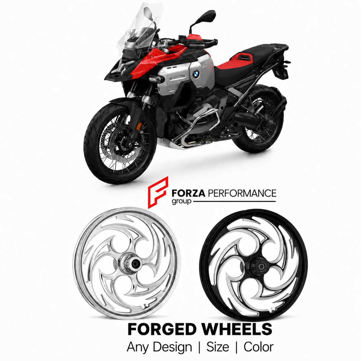 CUSTOM FORGED WHEELS RIMS for BMW R1250GS R1300GS