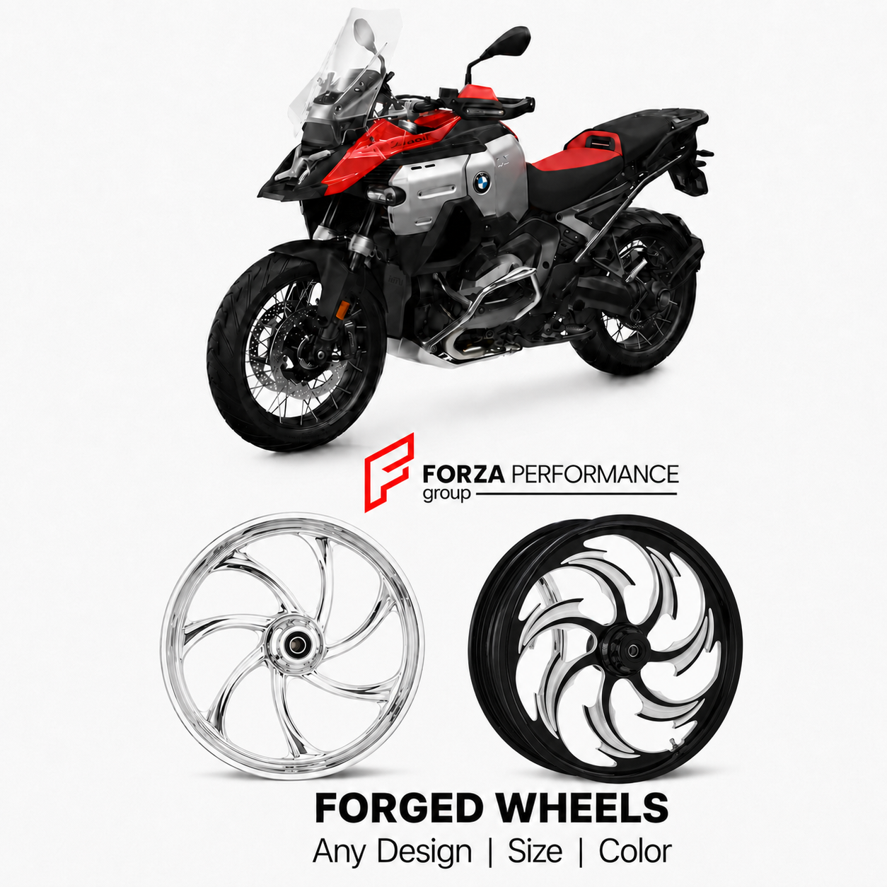 CUSTOM FORGED WHEELS RIMS for BMW R1250GS R1300GS