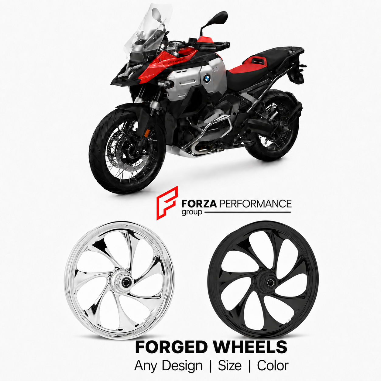 CUSTOM FORGED WHEELS RIMS for BMW R1250GS R1300GS