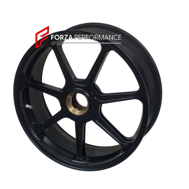 We manufacture premium quality forged motorcycle wheels rims for DUCATI PANIGALE in any design, size and color.

Wheel sizes (motorcycle spec):

Front: 3.5 x 17

Rear: 6 x 17

Finishing: Any

We offer motorcycle wheels in many sizes: 16, 17, 18, 19, 20, 21, 23, 26, 30, 32, and 34 inches. If you need a different size, please contact us.
All our motorcycle wheels come with the bearings already installed.
Our wheels come with standard hubs, but you can choose to upgrade to our special performance hubs.
You can