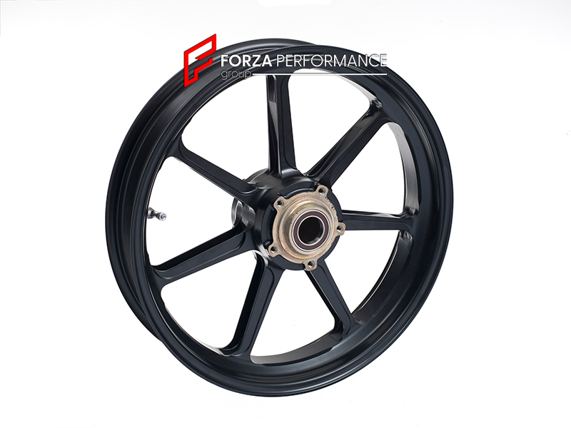 We manufacture premium quality forged motorcycle wheels rims for DUCATI PANIGALE in any design, size and color.

Wheel sizes (motorcycle spec):

Front: 3.5 x 17

Rear: 6 x 17

Finishing: Any

We offer motorcycle wheels in many sizes: 16, 17, 18, 19, 20, 21, 23, 26, 30, 32, and 34 inches. If you need a different size, please contact us.
All our motorcycle wheels come with the bearings already installed.
Our wheels come with standard hubs, but you can choose to upgrade to our special performance hubs.
You can