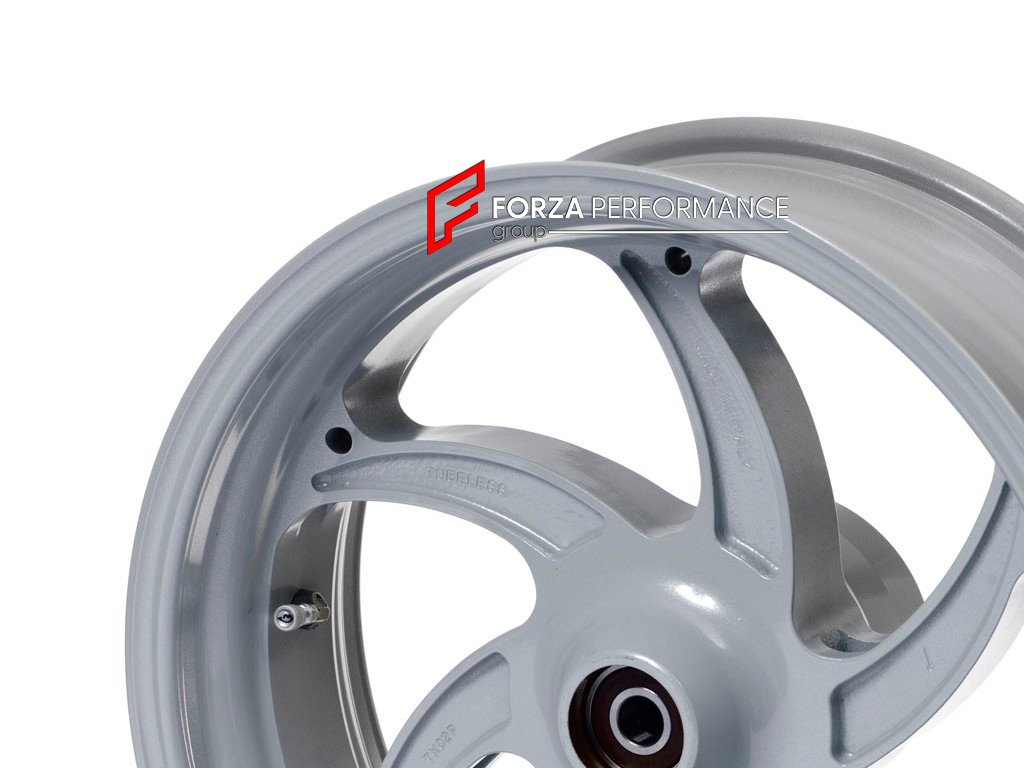 We manufacture premium quality forged motorcycle wheels rims for DUCATI PANIGALE in any design, size and color.

Wheel sizes (motorcycle spec):

Front: 3.5 x 17

Rear: 6 x 17

Finishing: Any

We offer motorcycle wheels in many sizes: 16, 17, 18, 19, 20, 21, 23, 26, 30, 32, and 34 inches. If you need a different size, please contact us.
All our motorcycle wheels come with the bearings already installed.
Our wheels come with standard hubs, but you can choose to upgrade to our special performance hubs.
You can