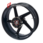 We manufacture premium quality forged motorcycle wheels rims for DUCATI PANIGALE in any design, size and color.

Wheel sizes (motorcycle spec):

Front: 3.5 x 17

Rear: 6 x 17

Finishing: Any

We offer motorcycle wheels in many sizes: 16, 17, 18, 19, 20, 21, 23, 26, 30, 32, and 34 inches. If you need a different size, please contact us.
All our motorcycle wheels come with the bearings already installed.
Our wheels come with standard hubs, but you can choose to upgrade to our special performance hubs.
You can