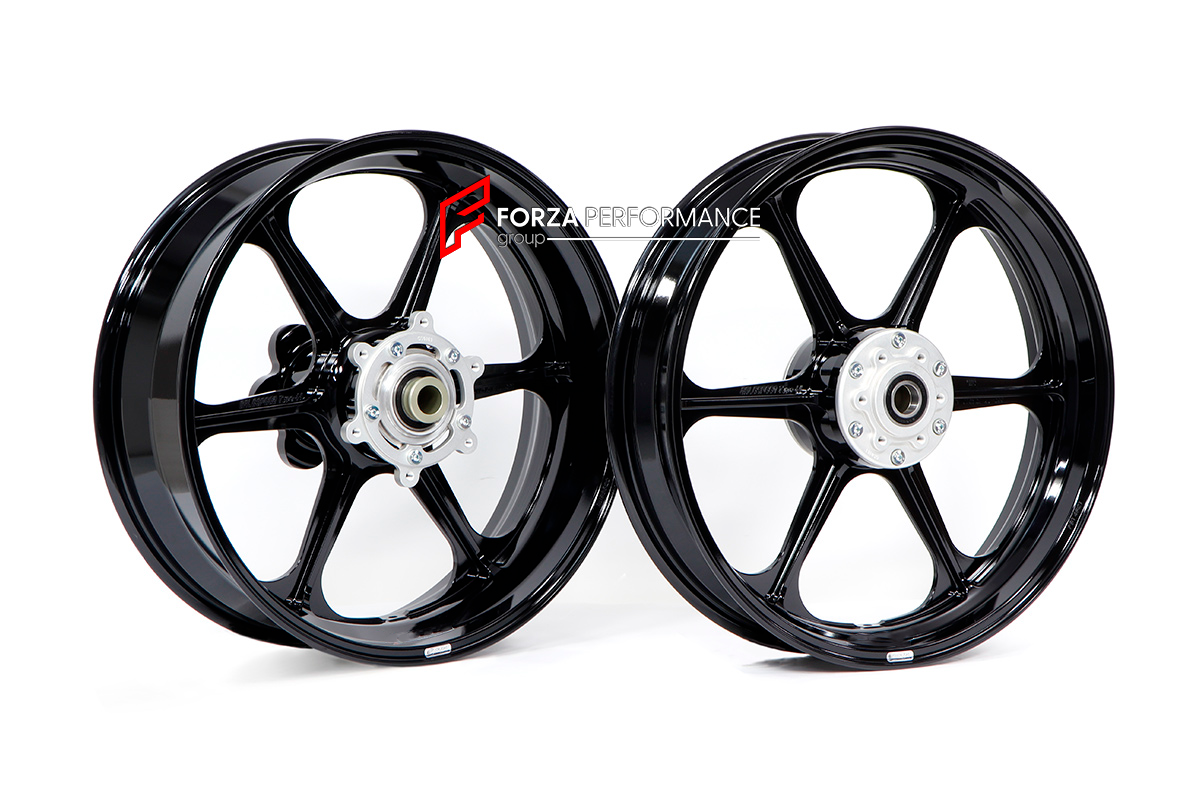 We manufacture premium quality forged motorcycle wheels rims for DUCATI PANIGALE in any design, size and color.

Wheel sizes (motorcycle spec):

Front: 3.5 x 17

Rear: 6 x 17

Finishing: Any

We offer motorcycle wheels in many sizes: 16, 17, 18, 19, 20, 21, 23, 26, 30, 32, and 34 inches. If you need a different size, please contact us.
All our motorcycle wheels come with the bearings already installed.
Our wheels come with standard hubs, but you can choose to upgrade to our special performance hubs.
You can
