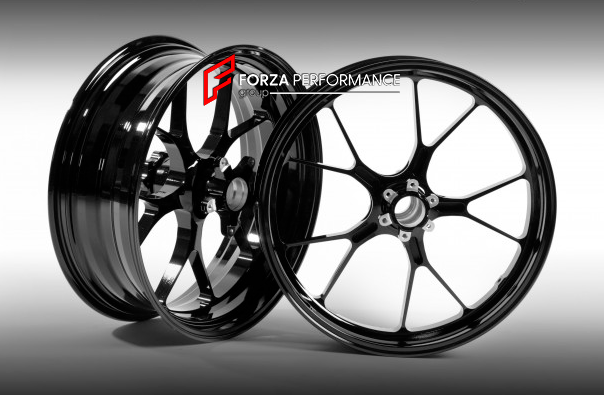 We manufacture premium quality forged motorcycle wheels rims for DUCATI PANIGALE in any design, size and color.

Wheel sizes (motorcycle spec):

Front: 3.5 x 17

Rear: 6 x 17

Finishing: Any

We offer motorcycle wheels in many sizes: 16, 17, 18, 19, 20, 21, 23, 26, 30, 32, and 34 inches. If you need a different size, please contact us.
All our motorcycle wheels come with the bearings already installed.
Our wheels come with standard hubs, but you can choose to upgrade to our special performance hubs.
You can