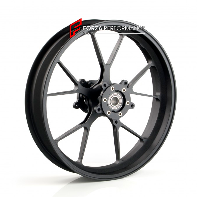 We manufacture premium quality forged motorcycle wheels rims for DUCATI PANIGALE in any design, size and color.

Wheel sizes (motorcycle spec):

Front: 3.5 x 17

Rear: 6 x 17

Finishing: Any

We offer motorcycle wheels in many sizes: 16, 17, 18, 19, 20, 21, 23, 26, 30, 32, and 34 inches. If you need a different size, please contact us.
All our motorcycle wheels come with the bearings already installed.
Our wheels come with standard hubs, but you can choose to upgrade to our special performance hubs.
You can