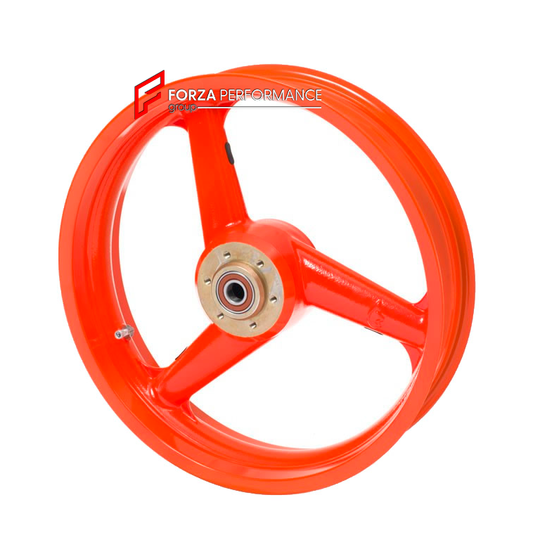 We manufacture premium quality forged motorcycle wheels rims for DUCATI PANIGALE in any design, size and color.

Wheel sizes (motorcycle spec):

Front: 3.5 x 17

Rear: 6 x 17

Finishing: Any

We offer motorcycle wheels in many sizes: 16, 17, 18, 19, 20, 21, 23, 26, 30, 32, and 34 inches. If you need a different size, please contact us.
All our motorcycle wheels come with the bearings already installed.
Our wheels come with standard hubs, but you can choose to upgrade to our special performance hubs.
You can