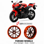 CUSTOM FORGED WHEELS RIMS for HONDA CBR600RR
