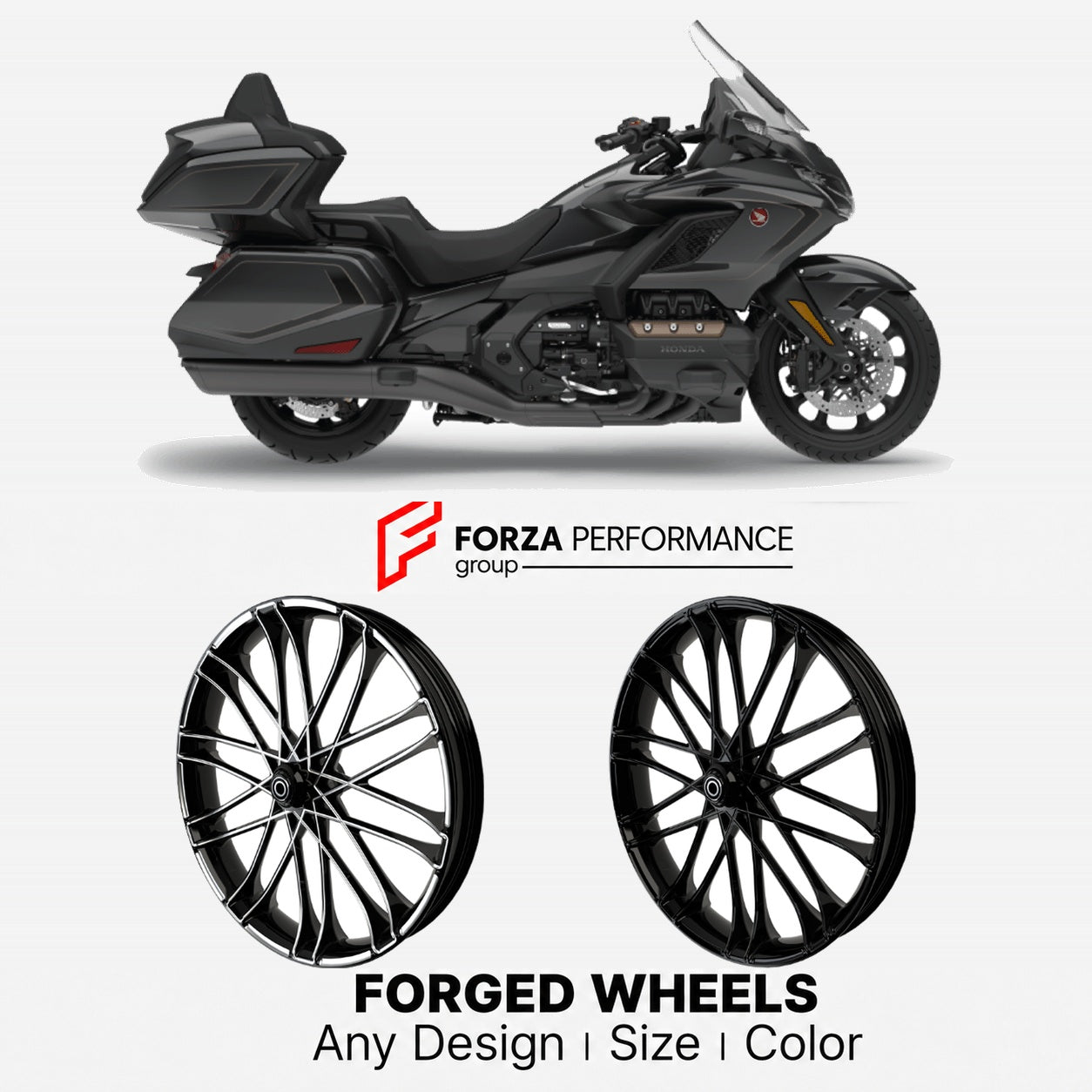 CUSTOM FORGED WHEELS RIMS for HONDA GOLD WING GL1800